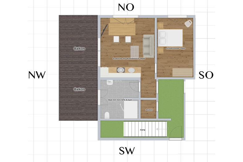 Sonnaliaba - 60qm Wohnfläche